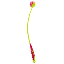 Scream Deluxe Grip Ball Launcher Medium Green/Pink 65cm