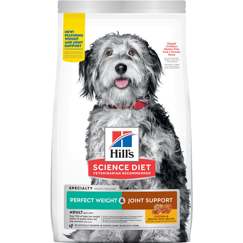 Hill's Science Diet Adult Perfect Weight + Joint Support Dry Dog Food