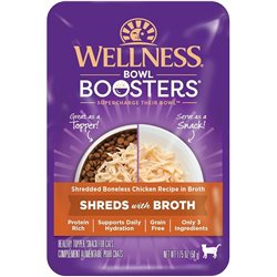 Wellness Bowl Boosters Shreds with Broth Shredded Boneless Chicken Recipe in Broth