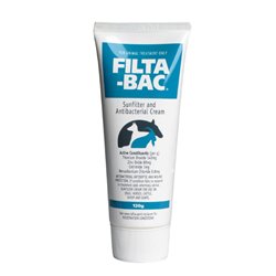 Filta-Bac Sunscreen and Anti-Bacterial Pet Cream 120g Tube