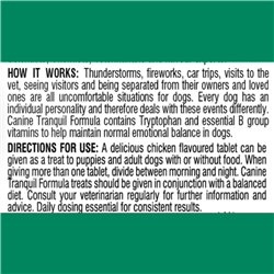 Vetalogica Canine Tranquil Formula 120 Chews