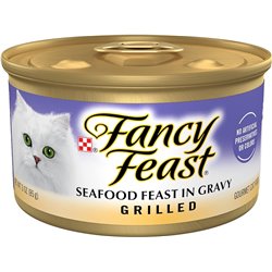 Fancy Feast Grilled Seafood Feast with Gravy