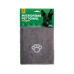 DGG Microfibre Dog Towel Grey