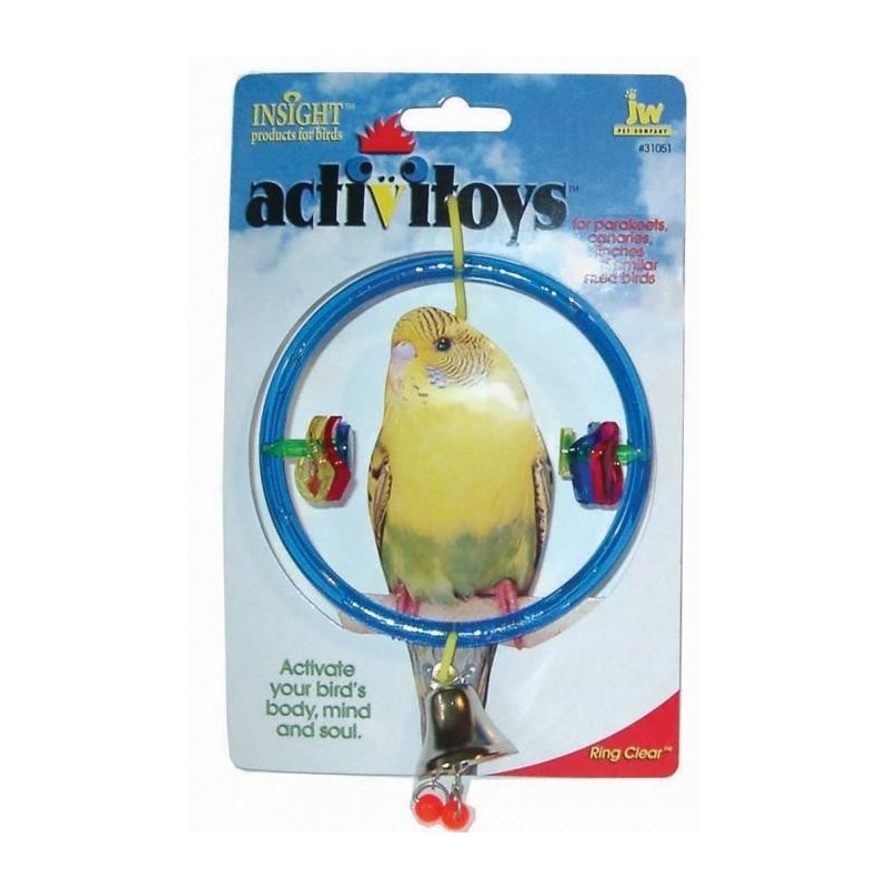 Insight Bird Toy Ring Clear