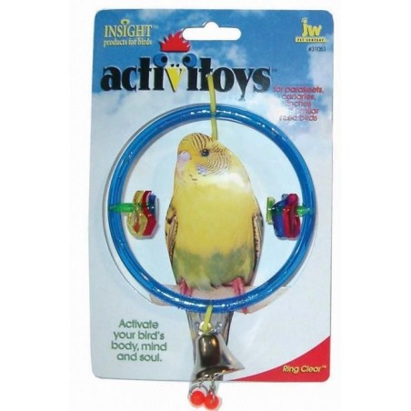 Insight Bird Toy Ring Clear