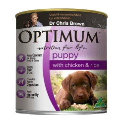 Optimum Puppy Chicken & Rice Cans