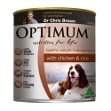 Optimum Dog Light Chicken, Rice & Egg Cans