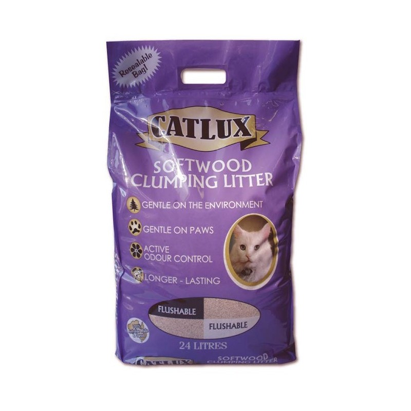 Catlux Soft Clumping Litter 24ltr Cat Litter