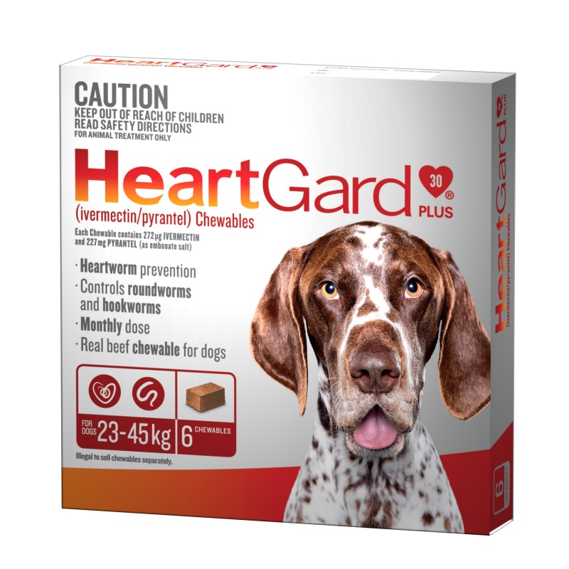 Heartgard Plus Large 23-45KG Brown 