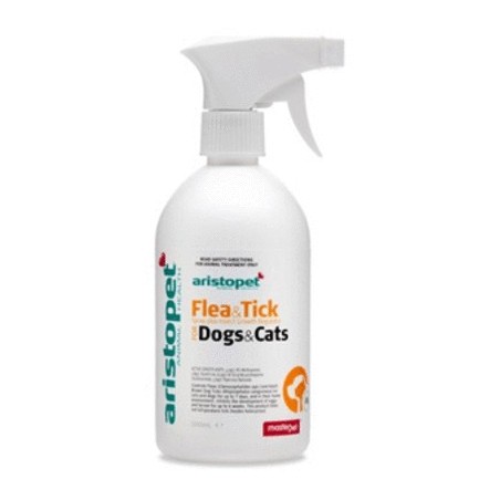 Aristopet Flea & Tick Spray For Dogs & Cats 250ml