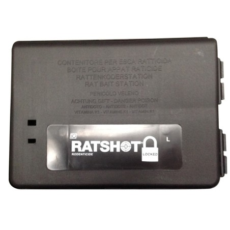 IO RatShot Bait Station Small 14 x 9 x 5cm For Mouse & Rats
