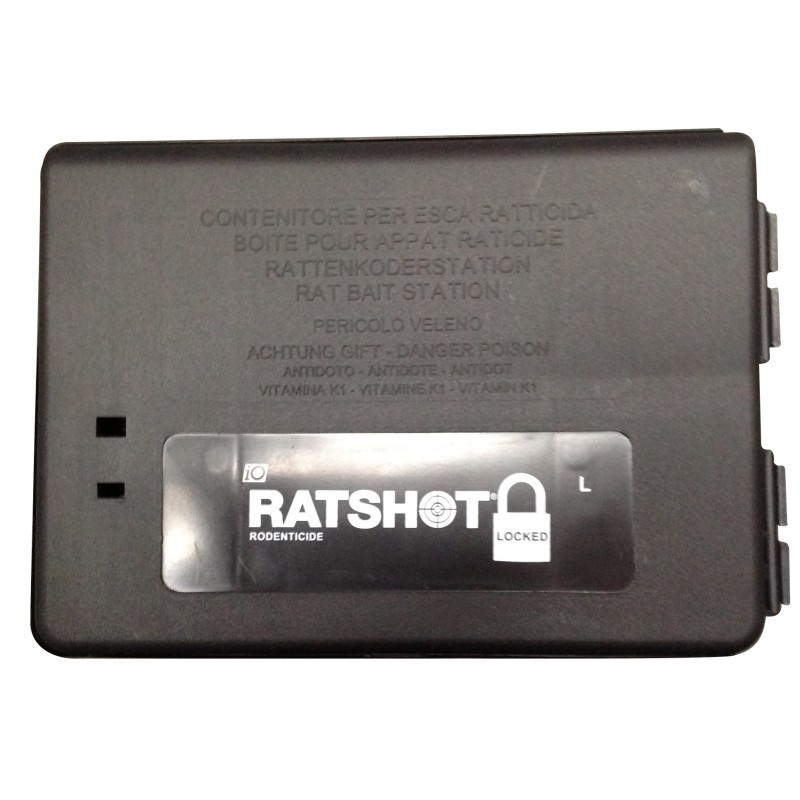 IO RatShot Bait Station Small 23 x 17 x 8cm For Mouse & Rats
