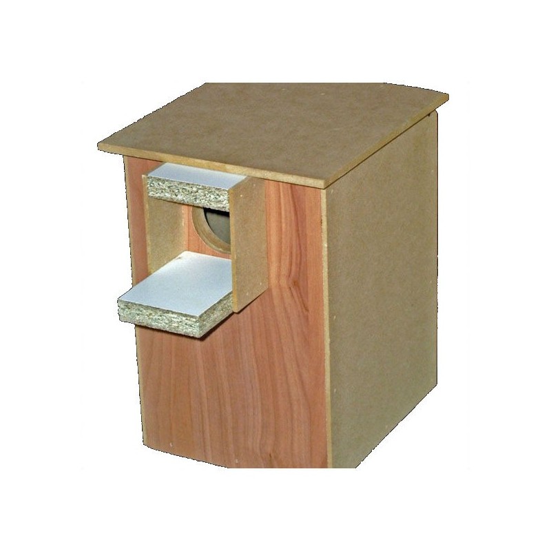 Bird Nest Box Peach Face Suited Timber Wood Design