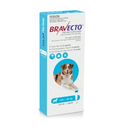 Bravecto For Dogs Spot On 20-40kg Blue Single Pack