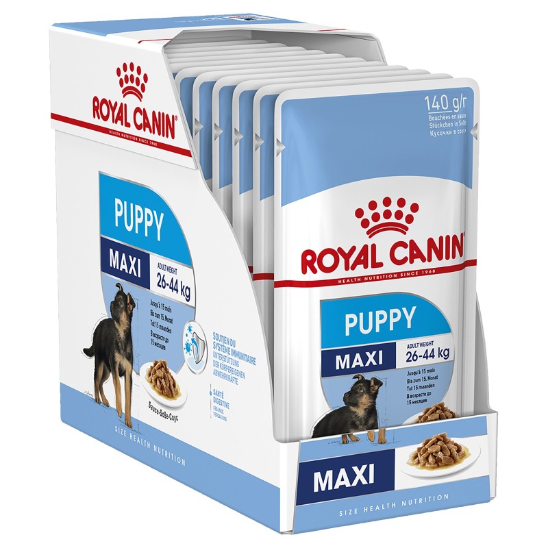 Royal Canin Maxi Puppy Gravy 140g x 10