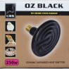 URS OZ Black Ceramic Heat Globe 250W