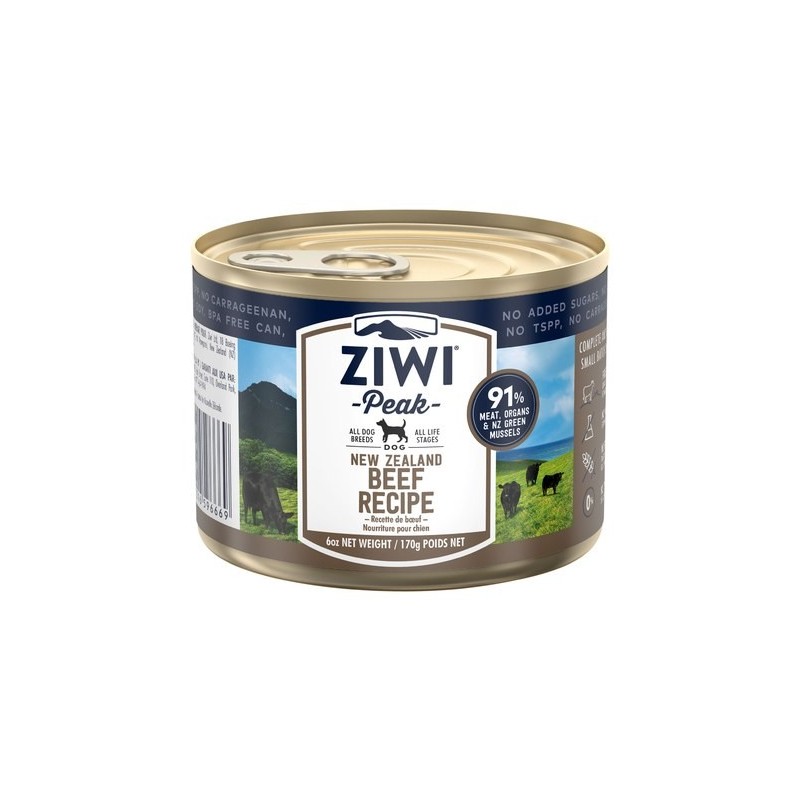 ZiwiPeak Beef Dog Food Can 170g
