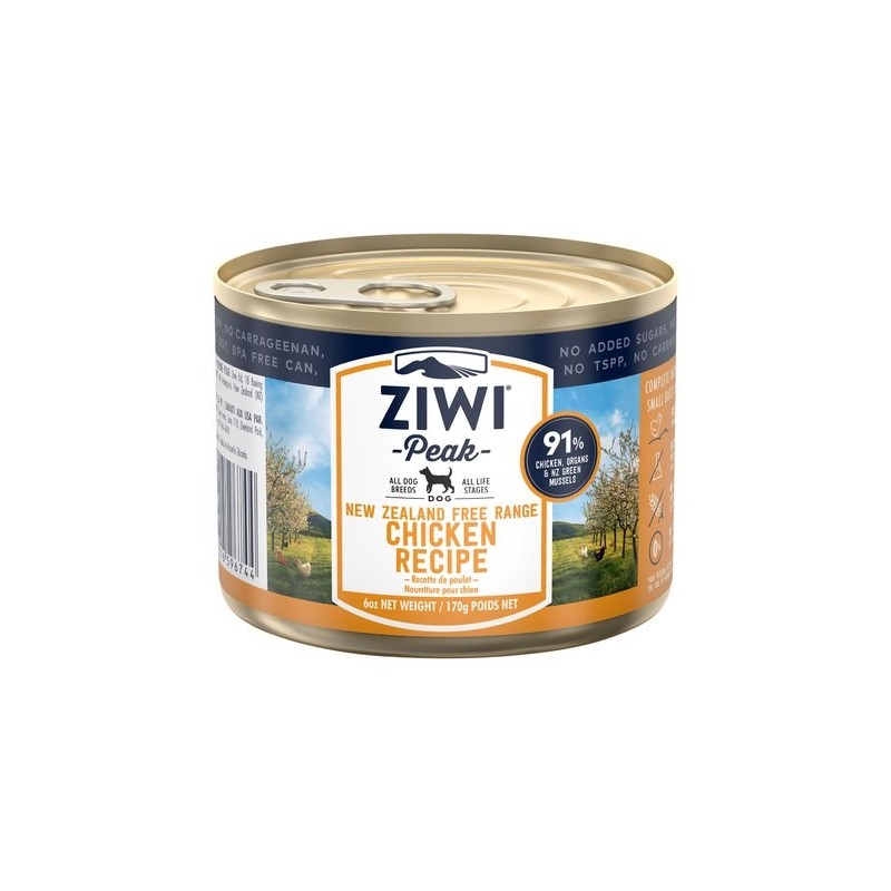 ZiwiPeak Chicken Dog Food Can 170g