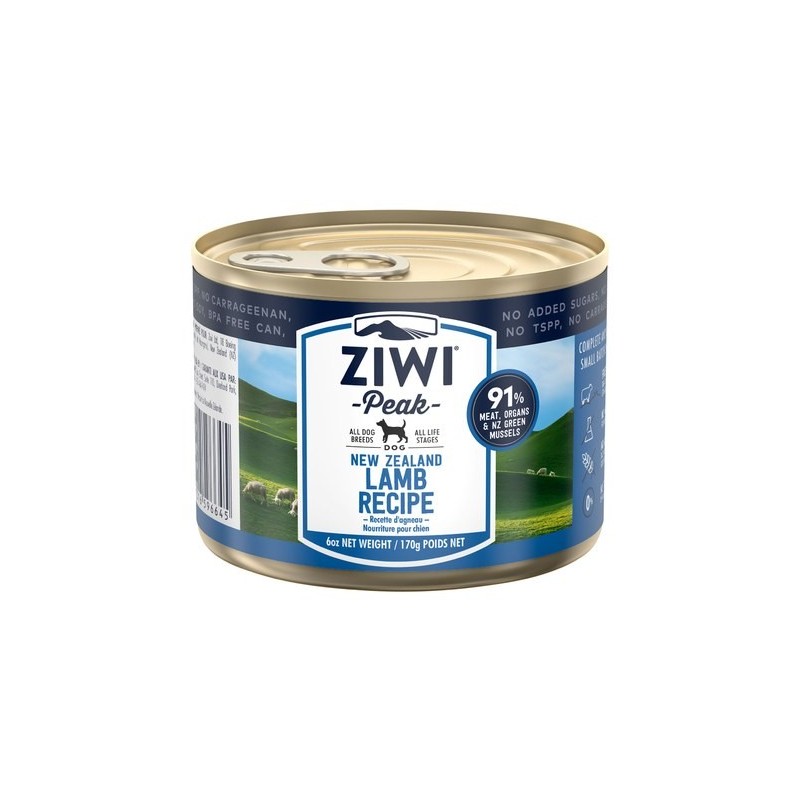 ZiwiPeak Lamb Dog Food Can 170g