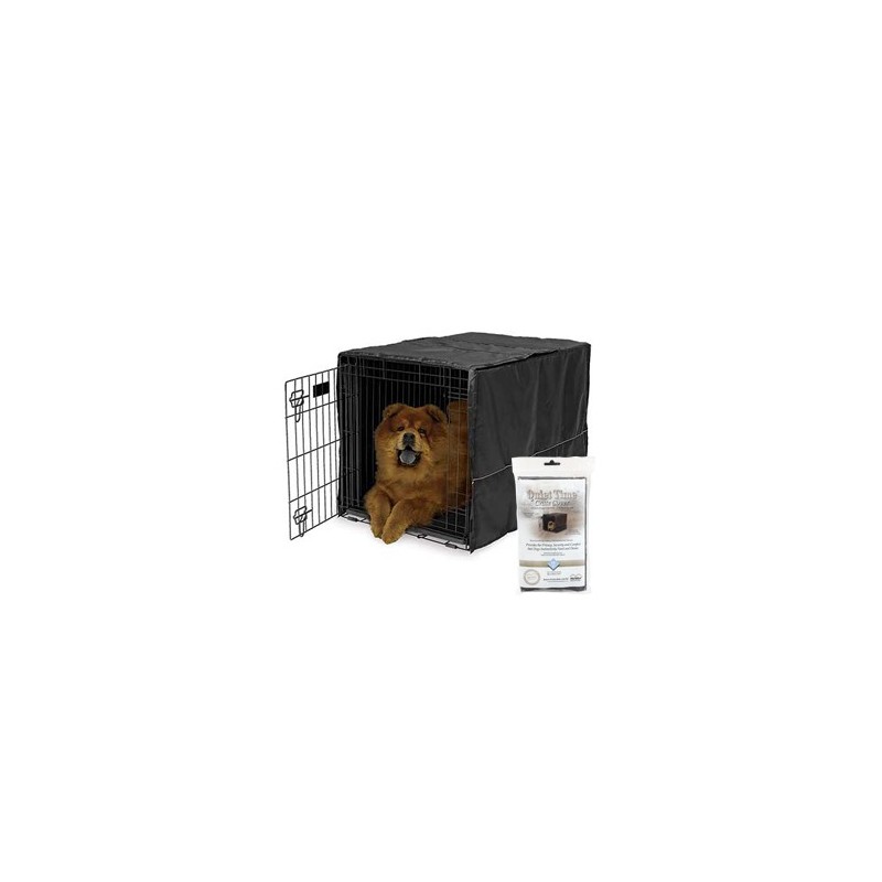 Quiet Time Crate Cover Black Polyester