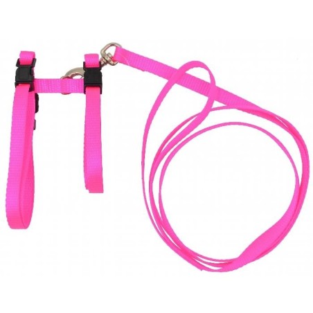 Prestige Adjustable Cat/Puppy 3/8" Harness with Leash