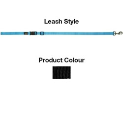 Prestige 3/8" Adjustable Leash 3' to 5'6" Black