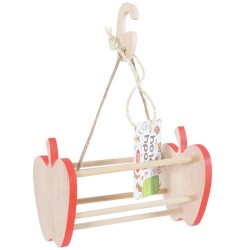 Zolux Roudy Play Wooden Rack Apple