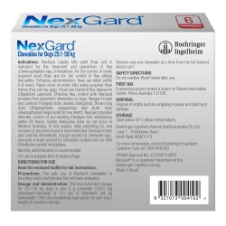 NexGard for Large Dogs 25.1-50kg Red 