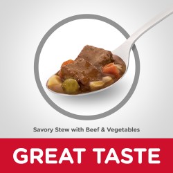 Science Diet Senior Savoury Stew with Beef & Vegetables
