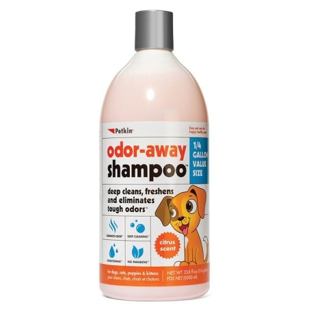 Petkin Odor-Away Shampoo - Citrus Scent 1L