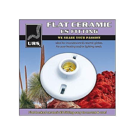 URS Flat Ceramic ES Fitting Globe Holder