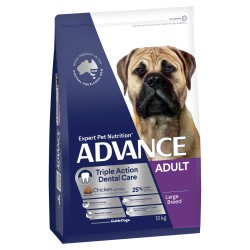 Advance Large Triple Action Dental Care Chicken with Rice Dry Dog Food