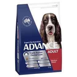 Advance Medium Triple Action Dental Care Chicken with Rice Dry Dog Food