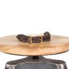 Mog & Bone Leather Brass Rope Collar Natural