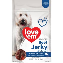 Love 'em Beef & Tomato Jerky 200g