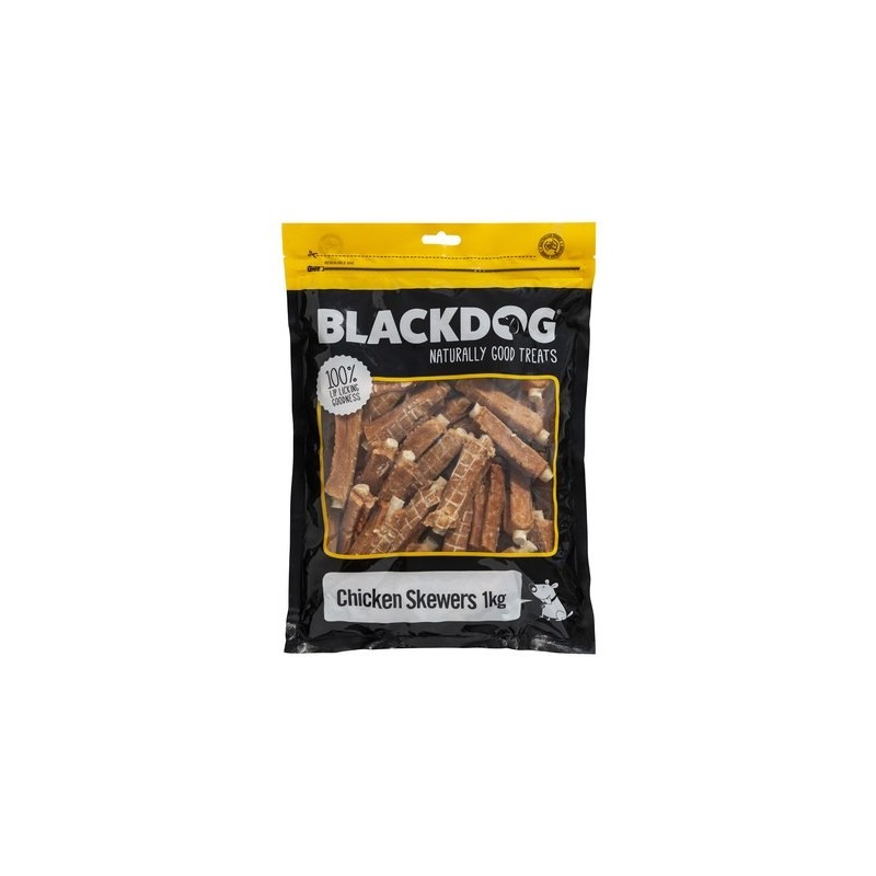 BlackDog Chicken Skewers 1kg