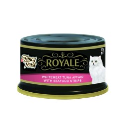 Fancy Feast Royale WhiteMeat Tuna Affair with Seafood Strips