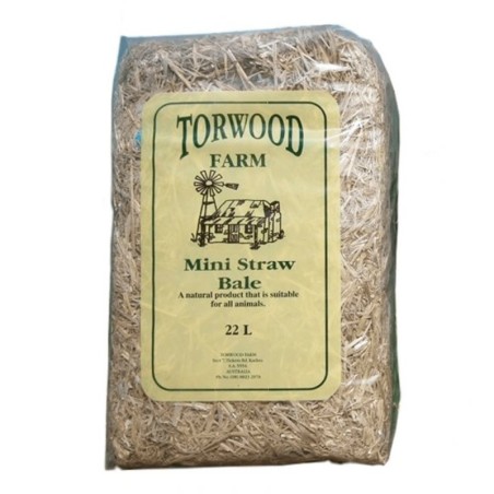 Torwood Farm Mini Straw Bale 22L (WAREHOUSE PICK UP & SYDNEY DELIVERY ONLY)