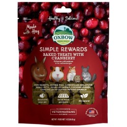 Oxbow Simple Rewards Baked Treats with Cranberry 85g