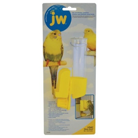 JW Insight CLEAN SEED SILO BIRD FEEDER (18cm Ov. Height)