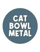 Cat Bowls Metal