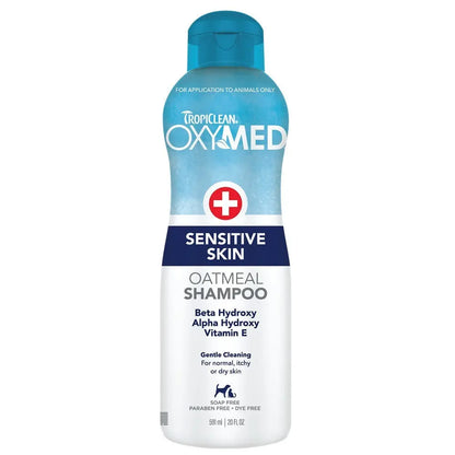 Tropiclean OxyMed Sensitive Skin Oatmeal Shampoo 591mL