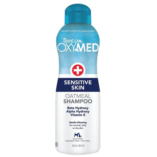 Tropiclean OxyMed Sensitive Skin Oatmeal Shampoo 591mL