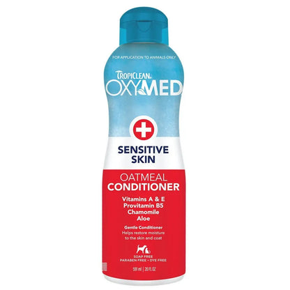 Tropiclean OxyMed Sensitive Skin Oatmeal Conditioner 591mL