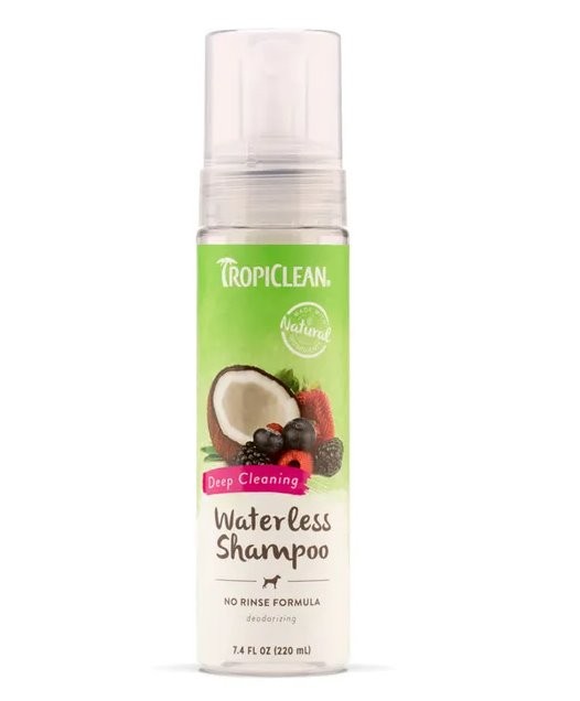 Tropiclean Waterless Shampoo Deep Cleaning 220mL