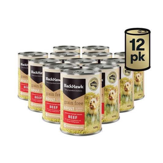 Black Hawk Grain Free Beef 400g
