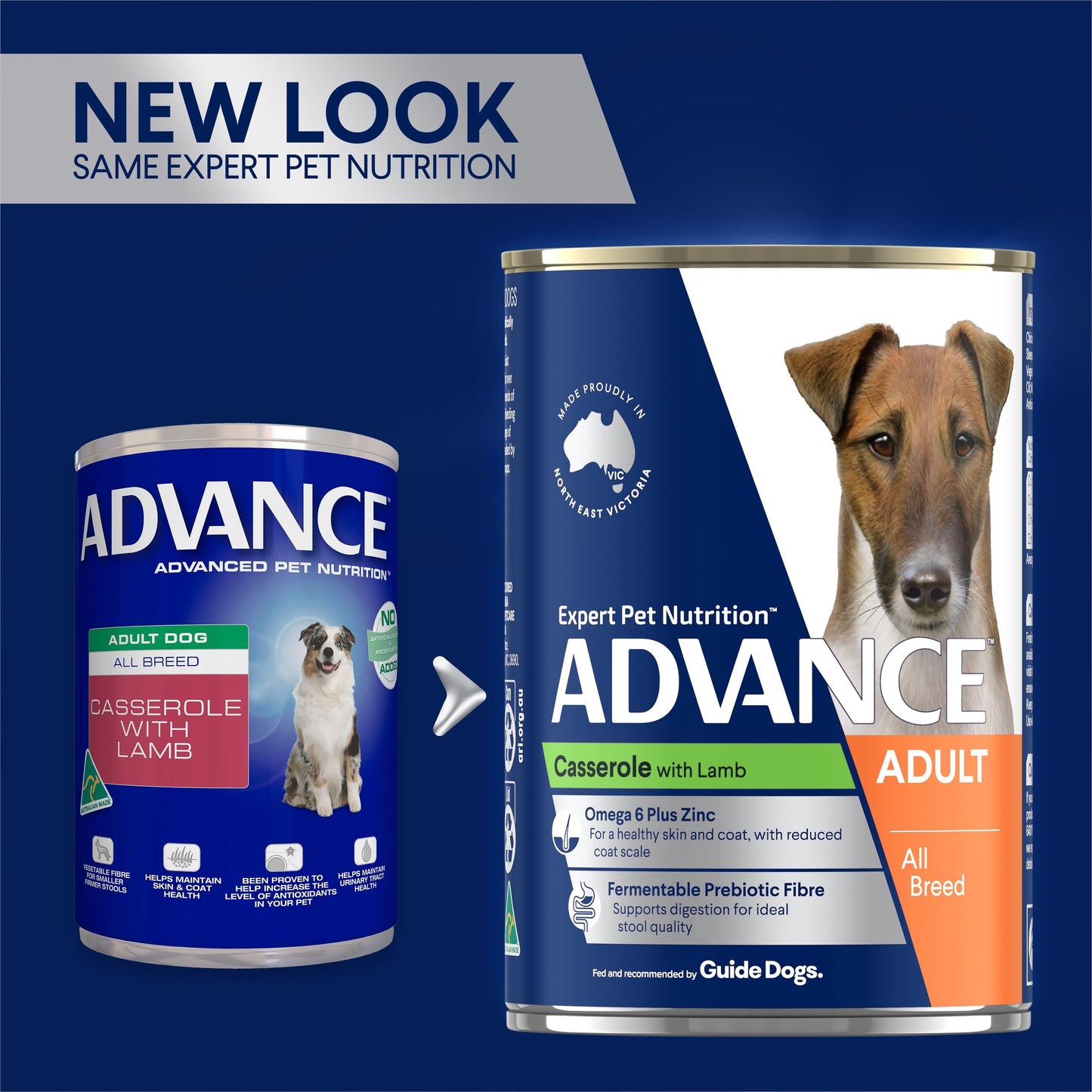 ADVANCE Wet Dog Food Casserole with Lamb