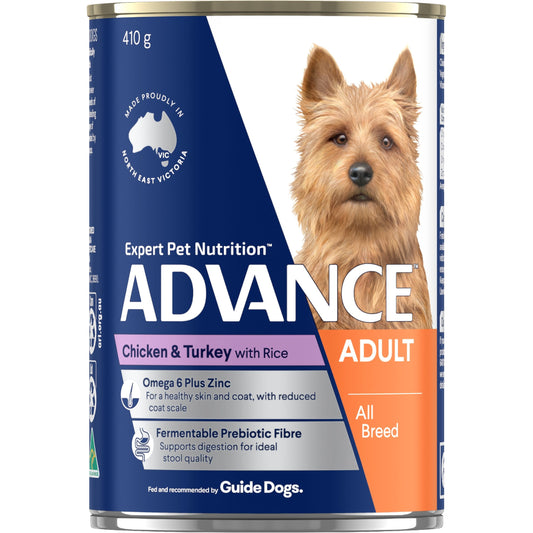 ADVANCE Wet Dog Food Chicken & Turkey with Rice