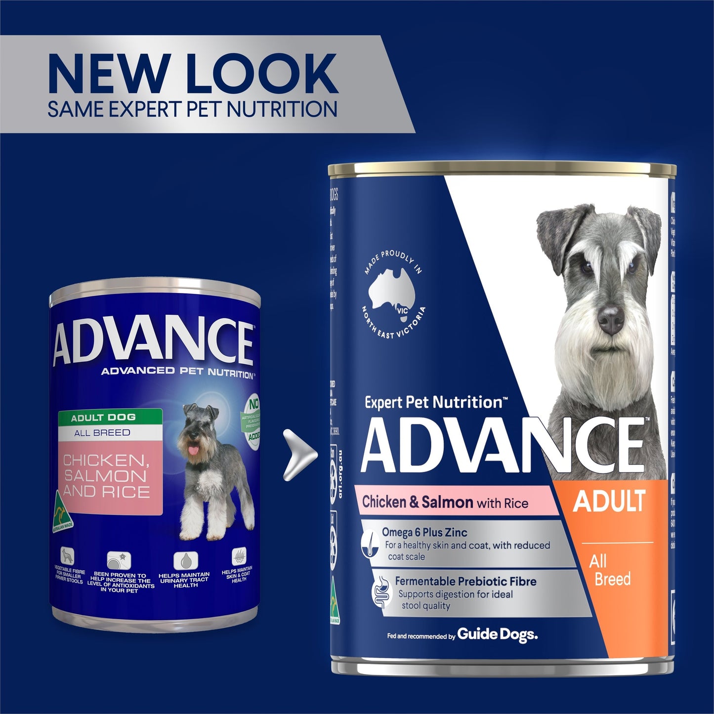 ADVANCE Wet Dog Food Chicken & Salmon with Rice