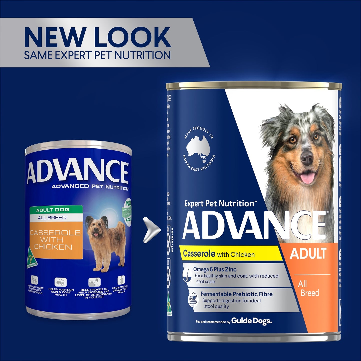 ADVANCE Wet Dog Food Casserole with Chicken
